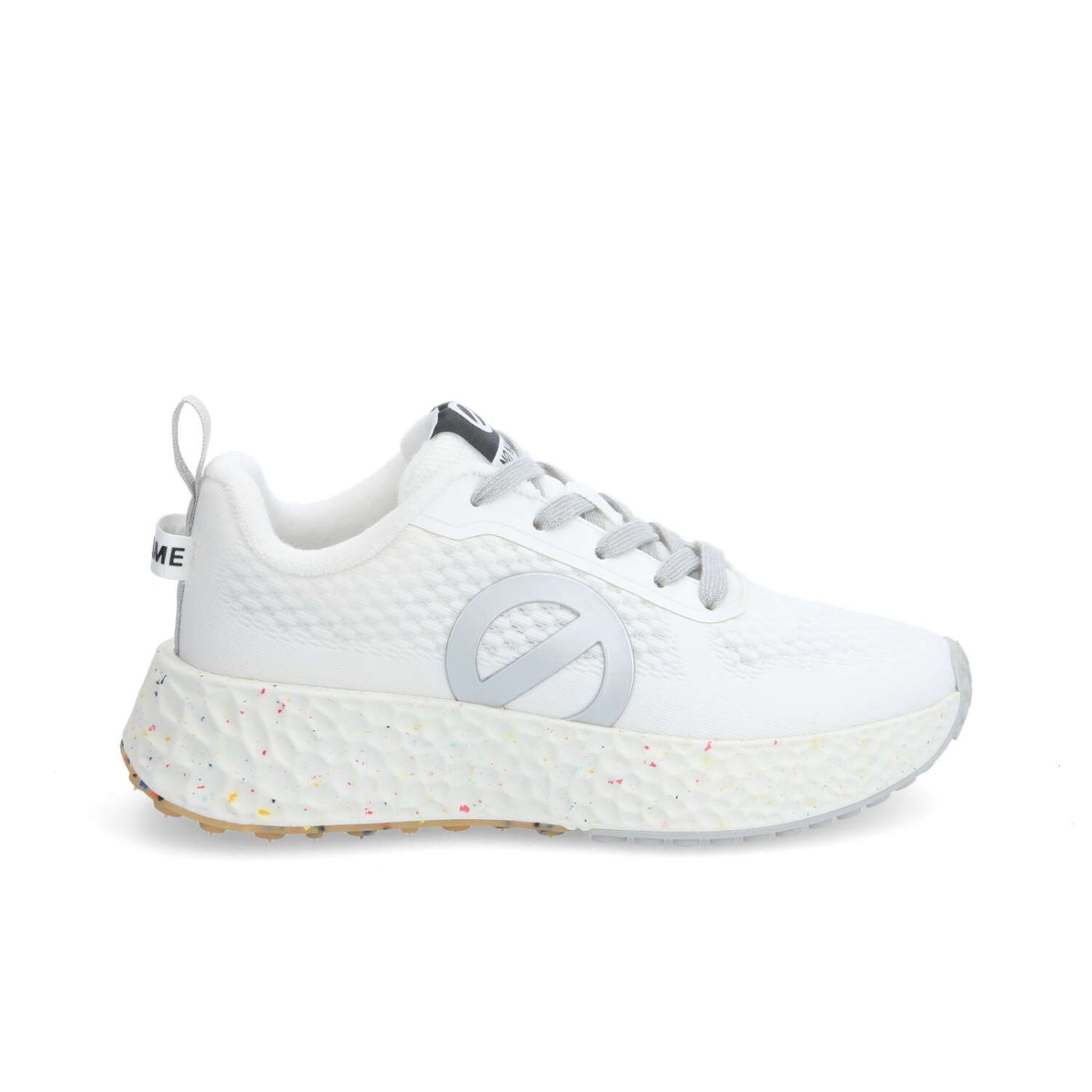 CARTER FLY W - MESH RECYC/SIDE - BLANC/ARGENT